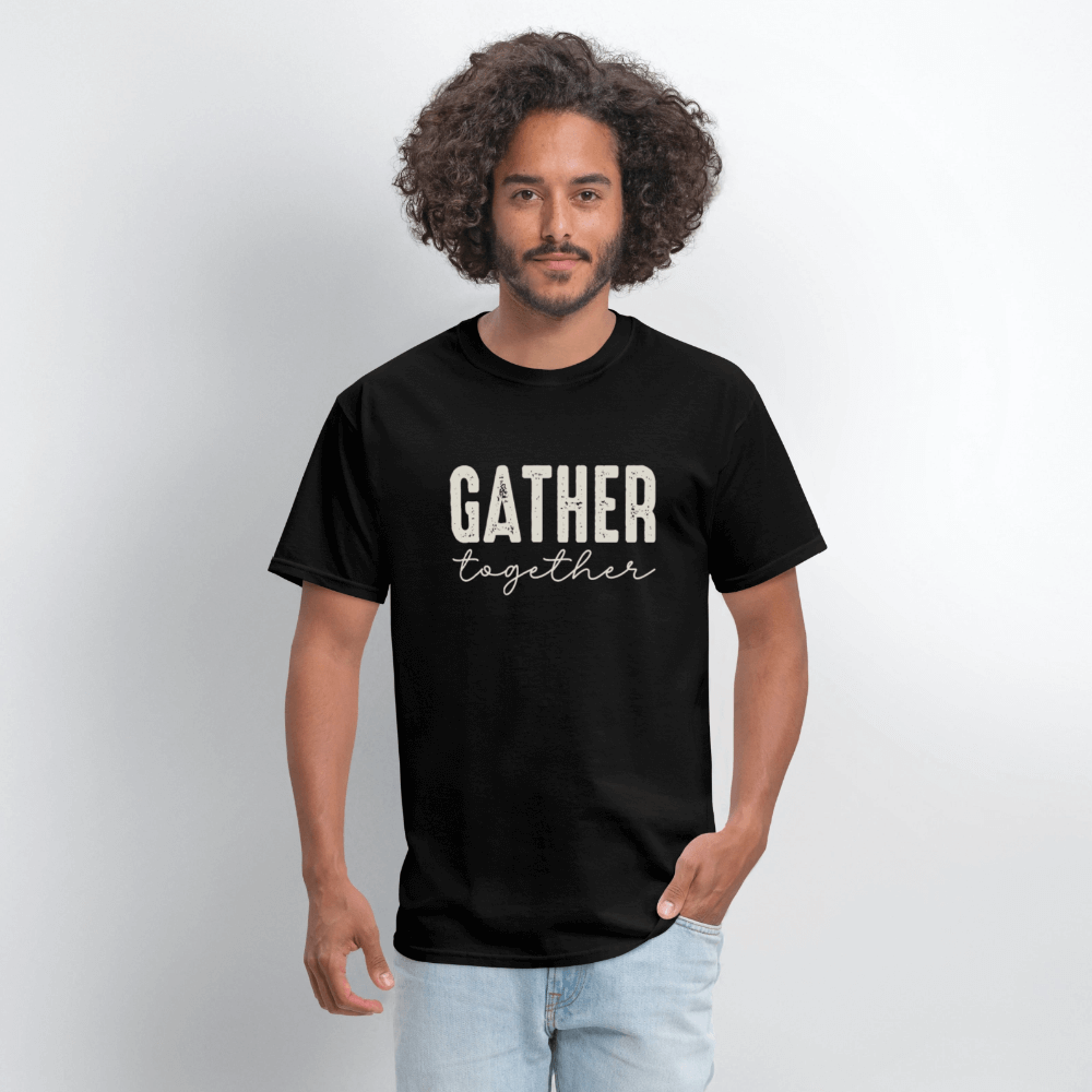 Gather Together (Thanksgiving) T-Shirt Color: safari