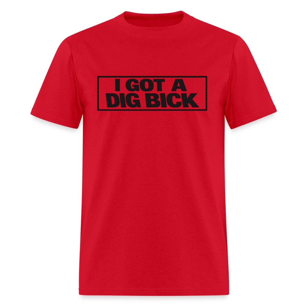 I Got A Dig Bick Funny Adult Humor T-Shirt Color: Red
