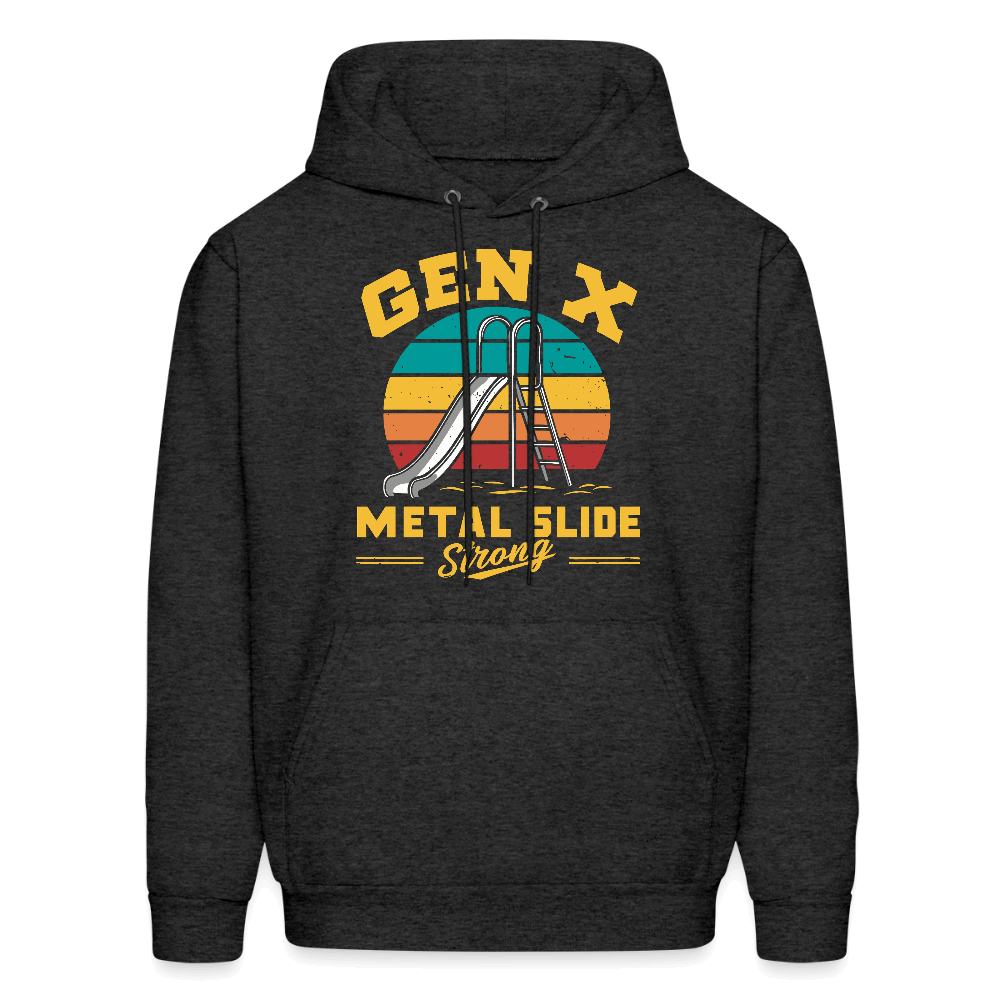 Gen-X Metal Slide Strong Hoodie Color: charcoal grey