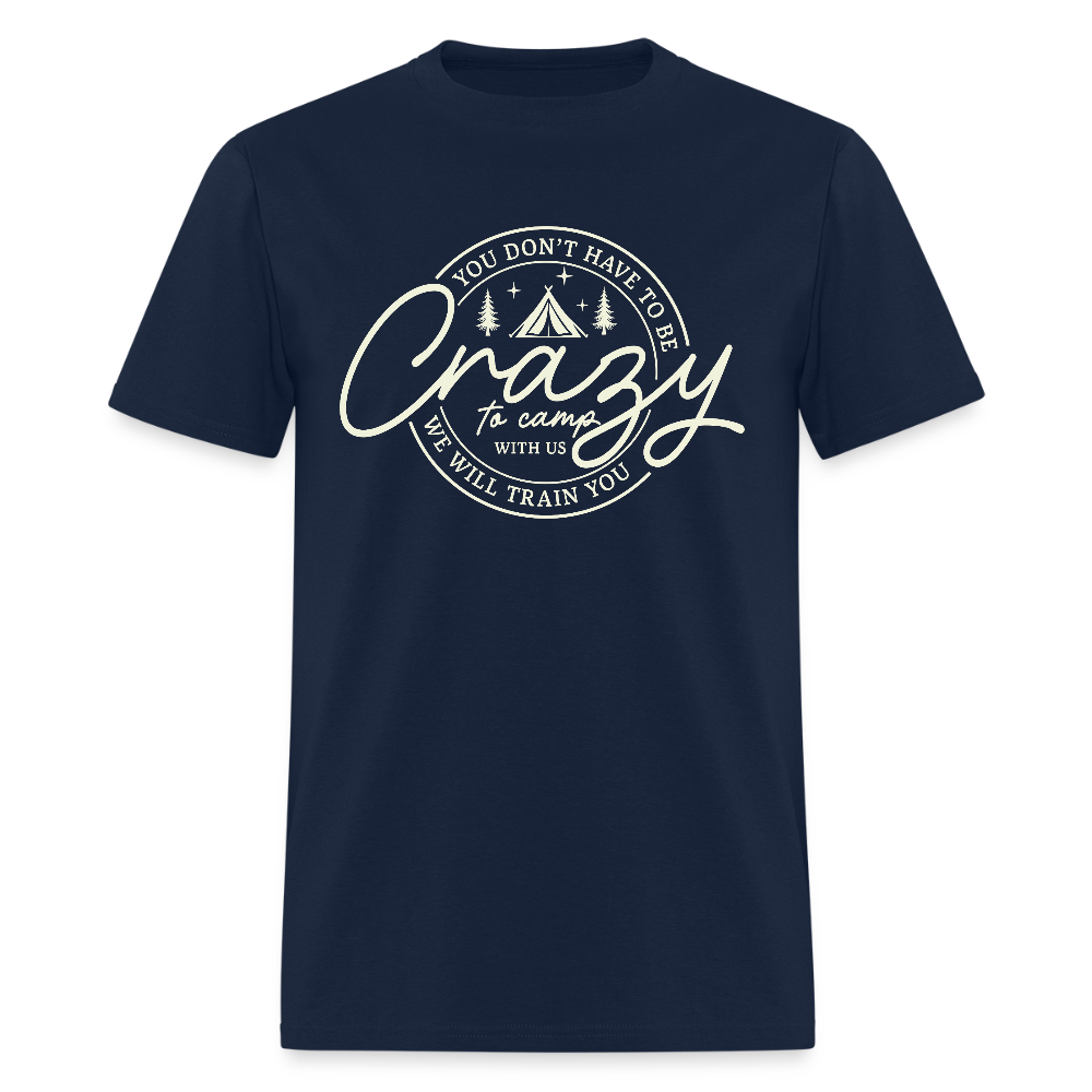 Crazy Camping T-Shirt - navy