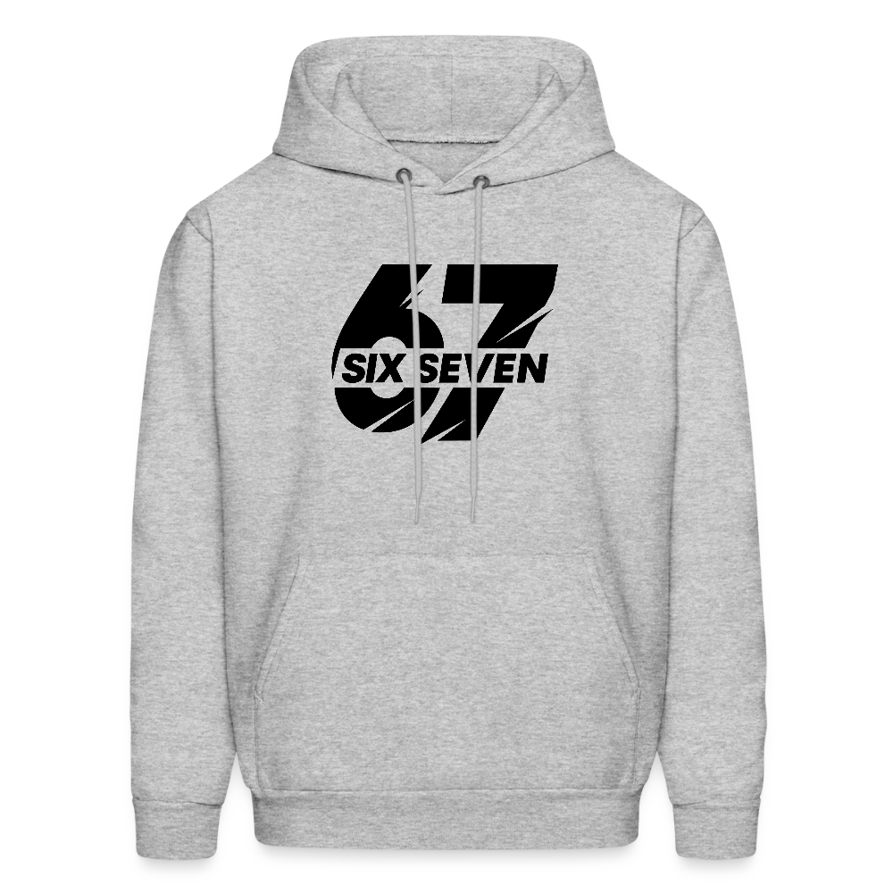 Six Seven 67 Hoodie - heather gray