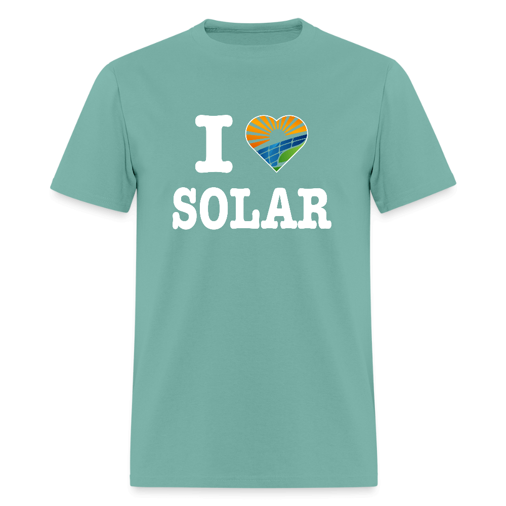 I Love Solar T-Shirt Color: aquatic