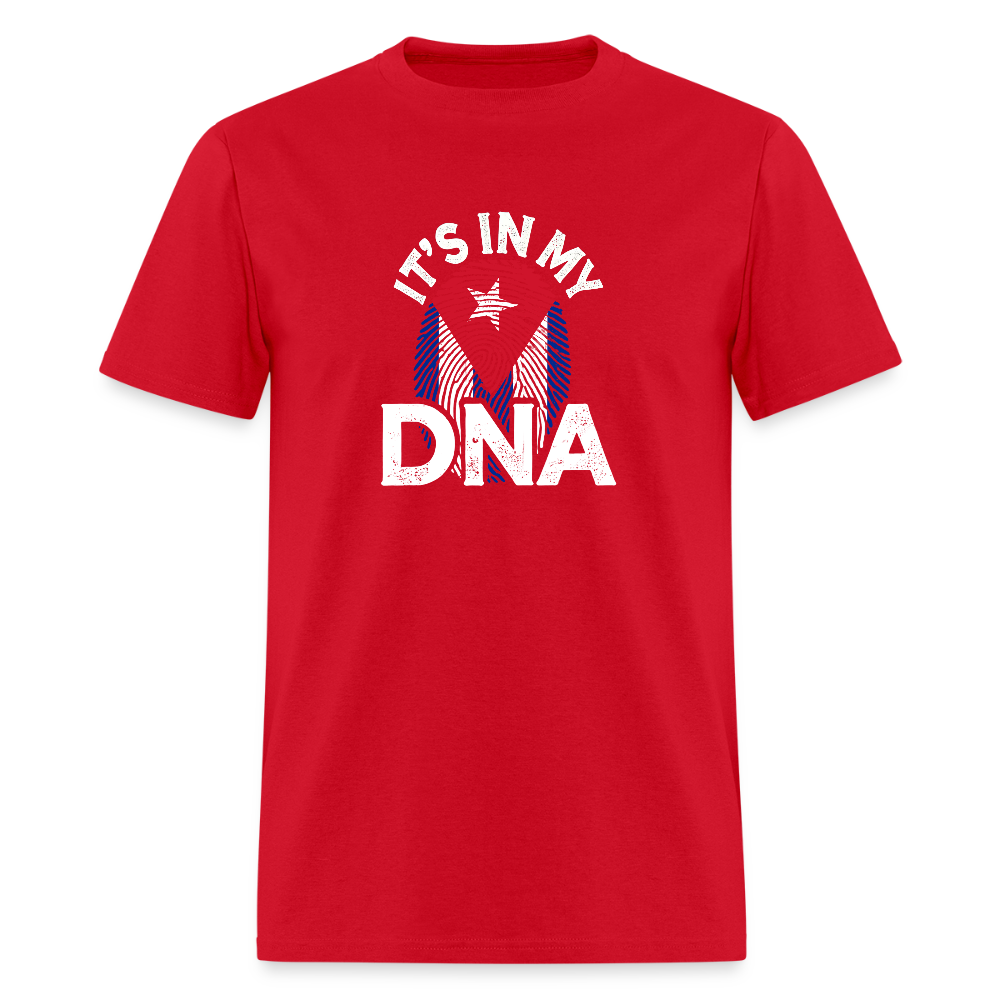 Cuba DNA Flag T-Shirt – Cuban Pride Tee - red