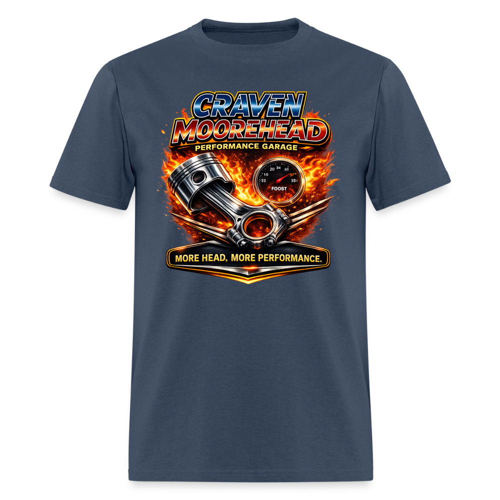 Craven Moorehead Performance Garage T-Shirt Color: blue dusk