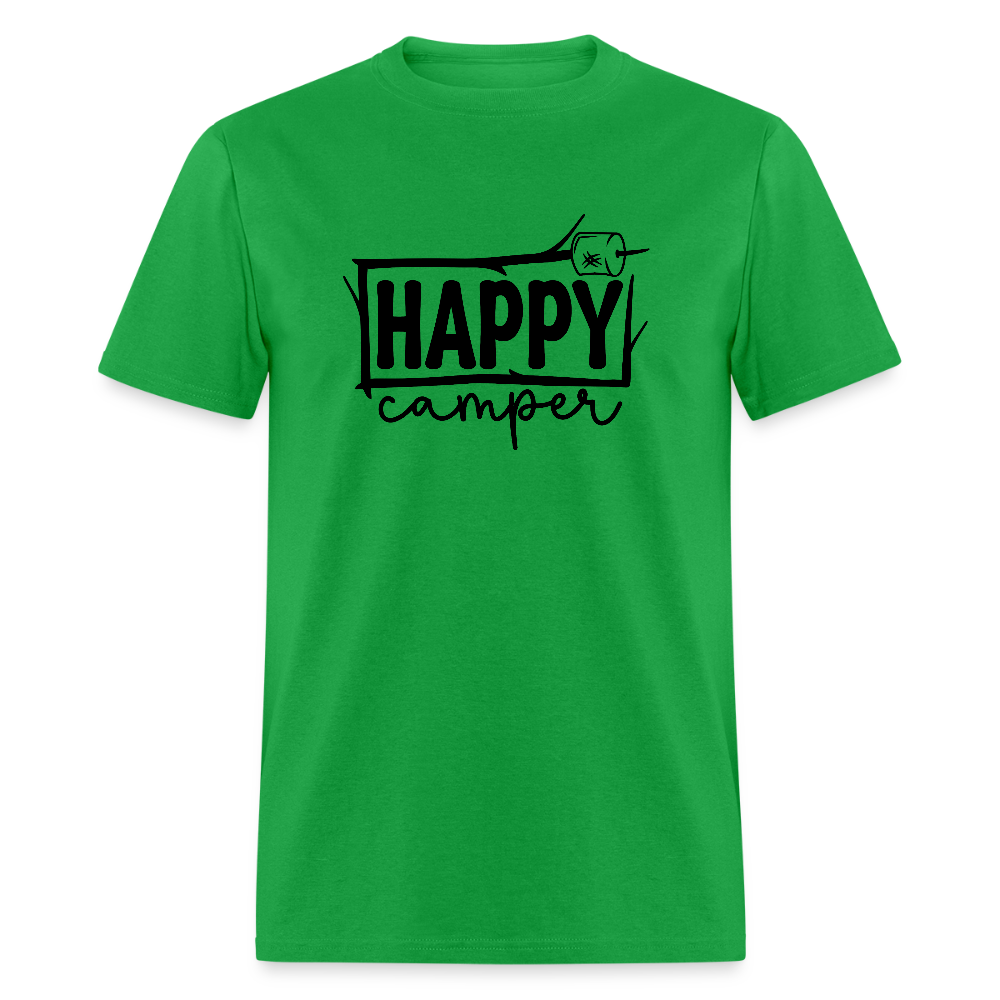 Happy Campers (Outdoors) T-Shirt - bright green