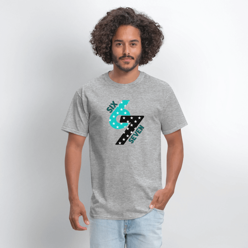 Six Seven 67 (Star) T-Shirt Color: white