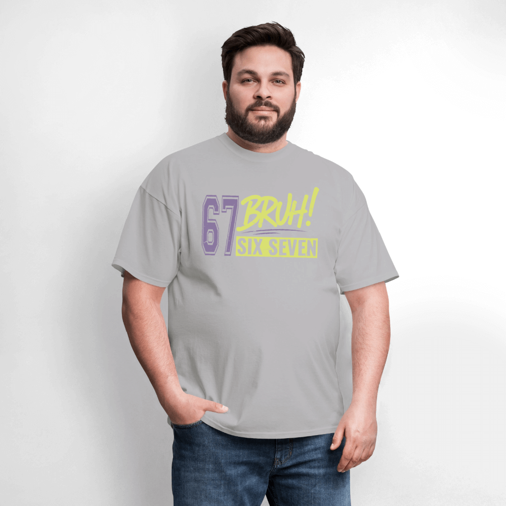Six Seven Bruh 67 T-Shirt Color: royal blue