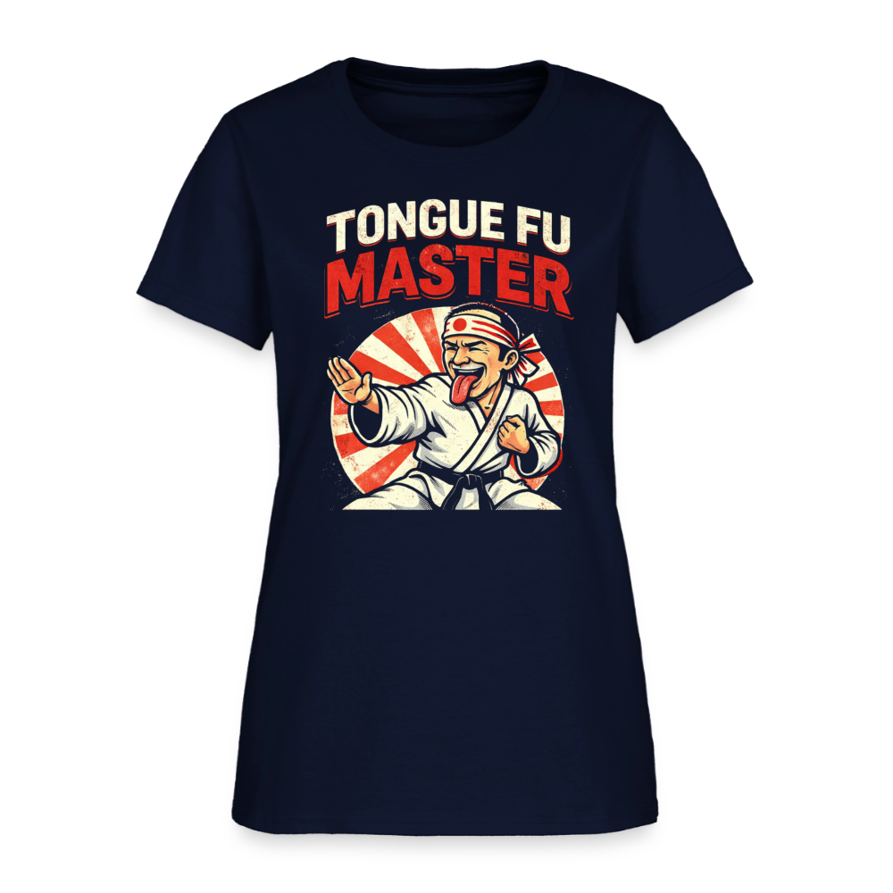 Tongue FU Master Women’s T-Shirt Color: Black