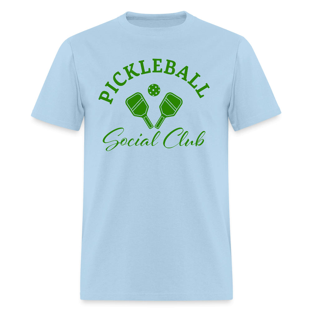Pickleball Social Club T-Shirt - powder blue