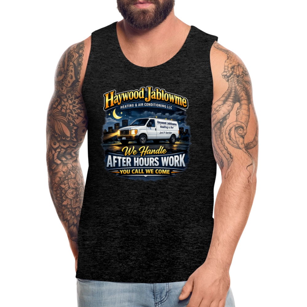 Haywood Jablowme Funny HVAC Tank Top Color: Black