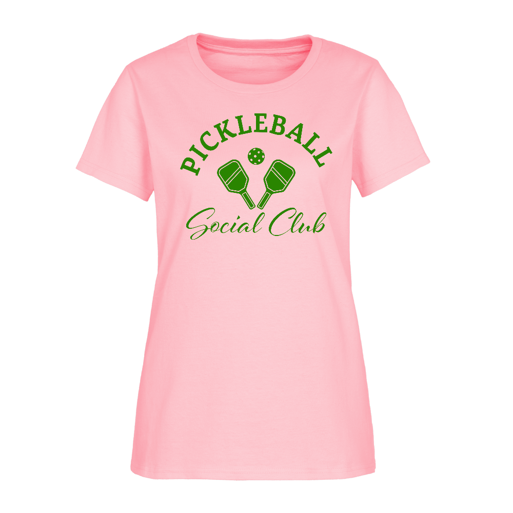 Pickleball Social Club Women's T-Shirt - pink