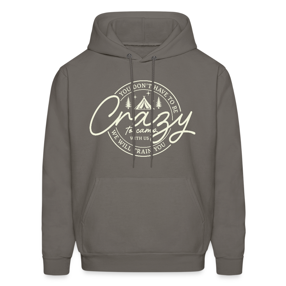 Crazy Camping Hoodie - asphalt gray
