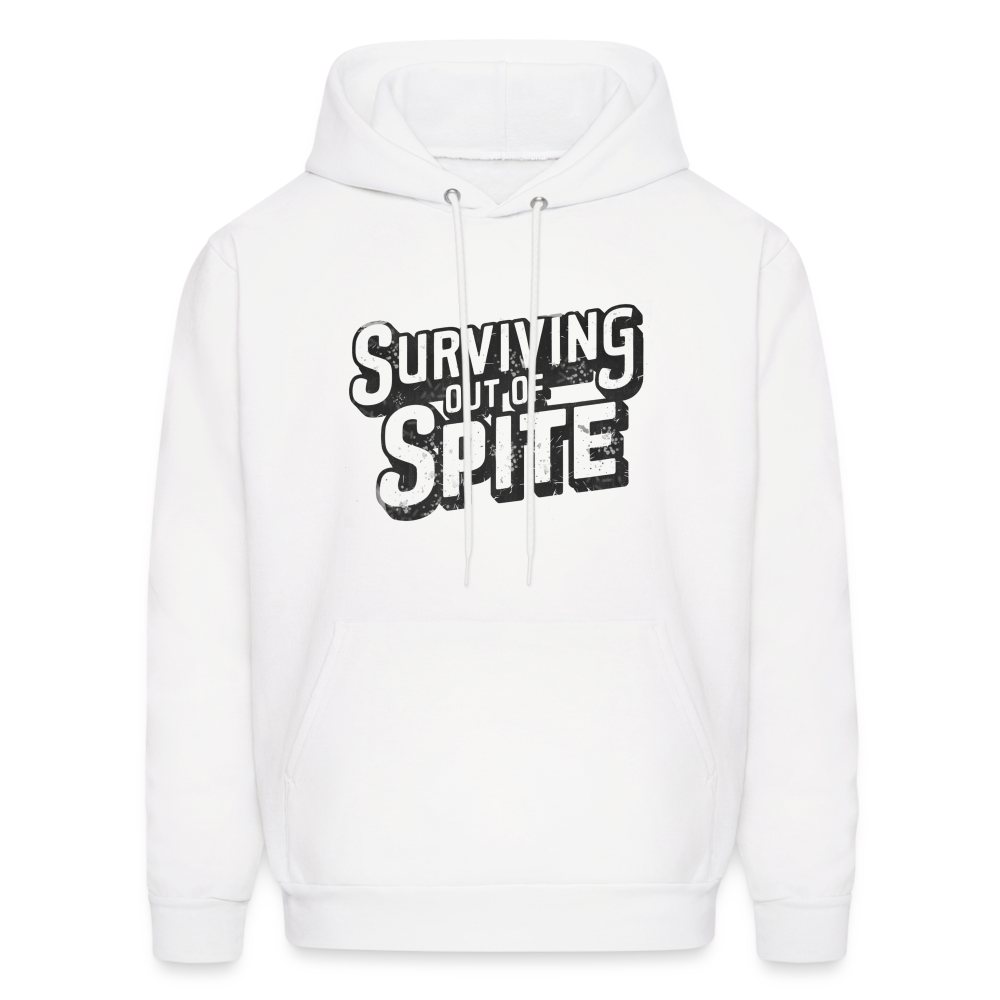 Surviving Out Of Spite Hoodie - white
