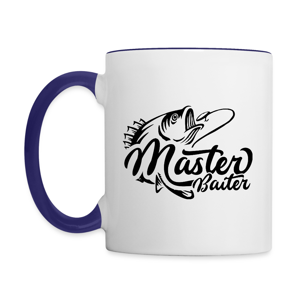 Master Baiter Funny Fishing Coffee Mug Color: white/black