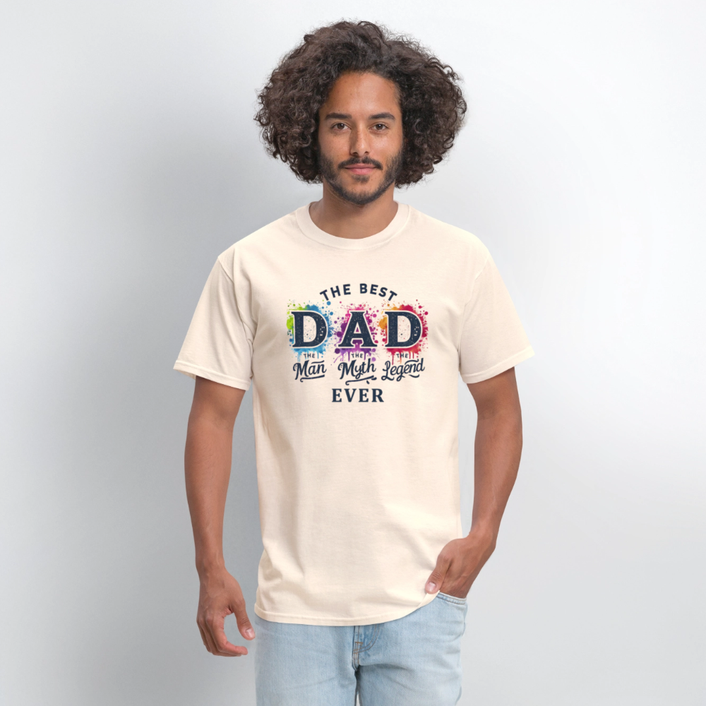 Best Dad Ever T-Shirt – “The Man, The Myth, The Legend” Color: powder blue