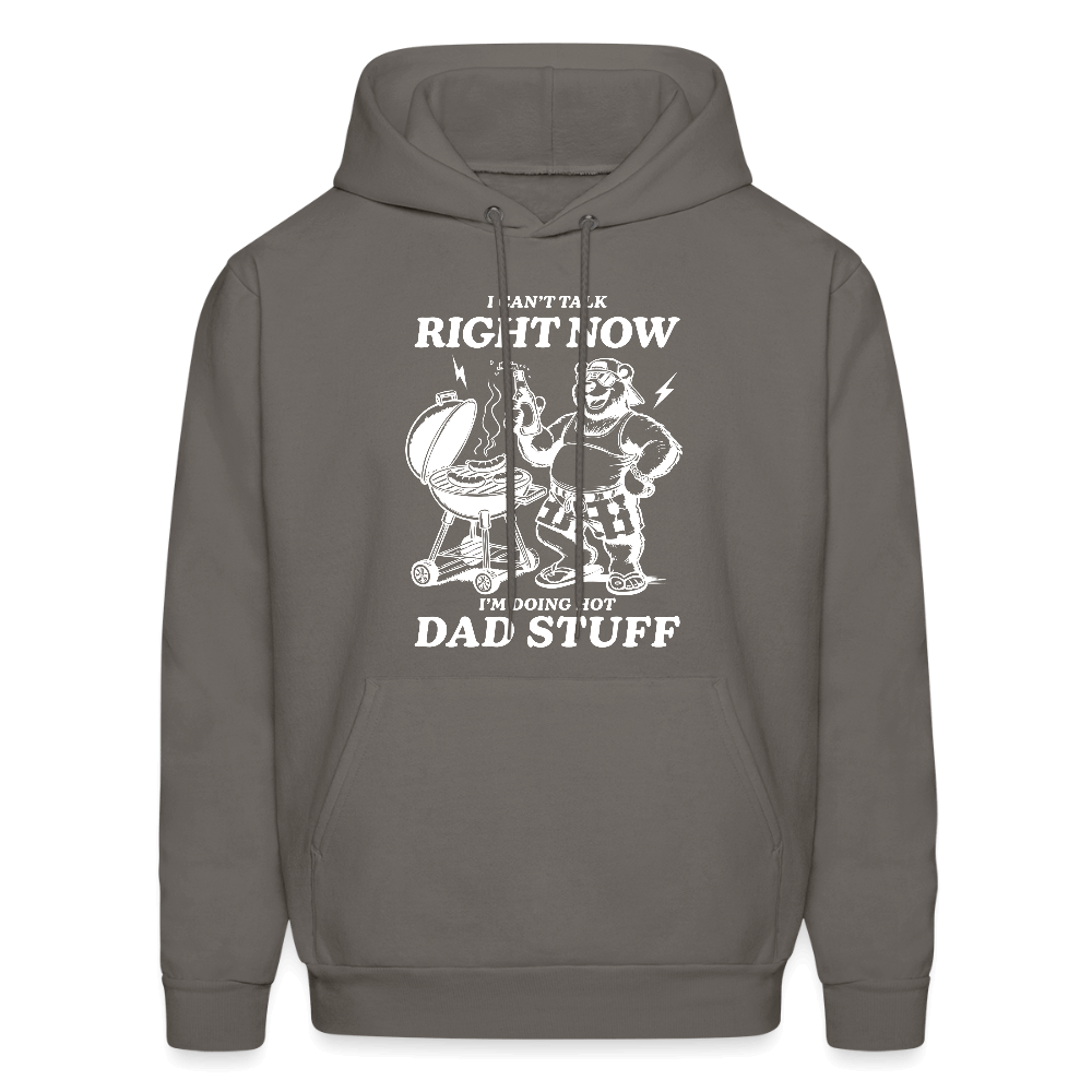 Doing Hot Dad Stuff BBQ Hoodie for Grilling Dads Color: asphalt gray