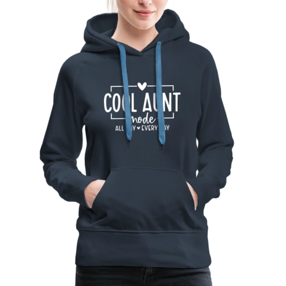 Cool Aunt Mode Women’s Premium Hoodie - navy