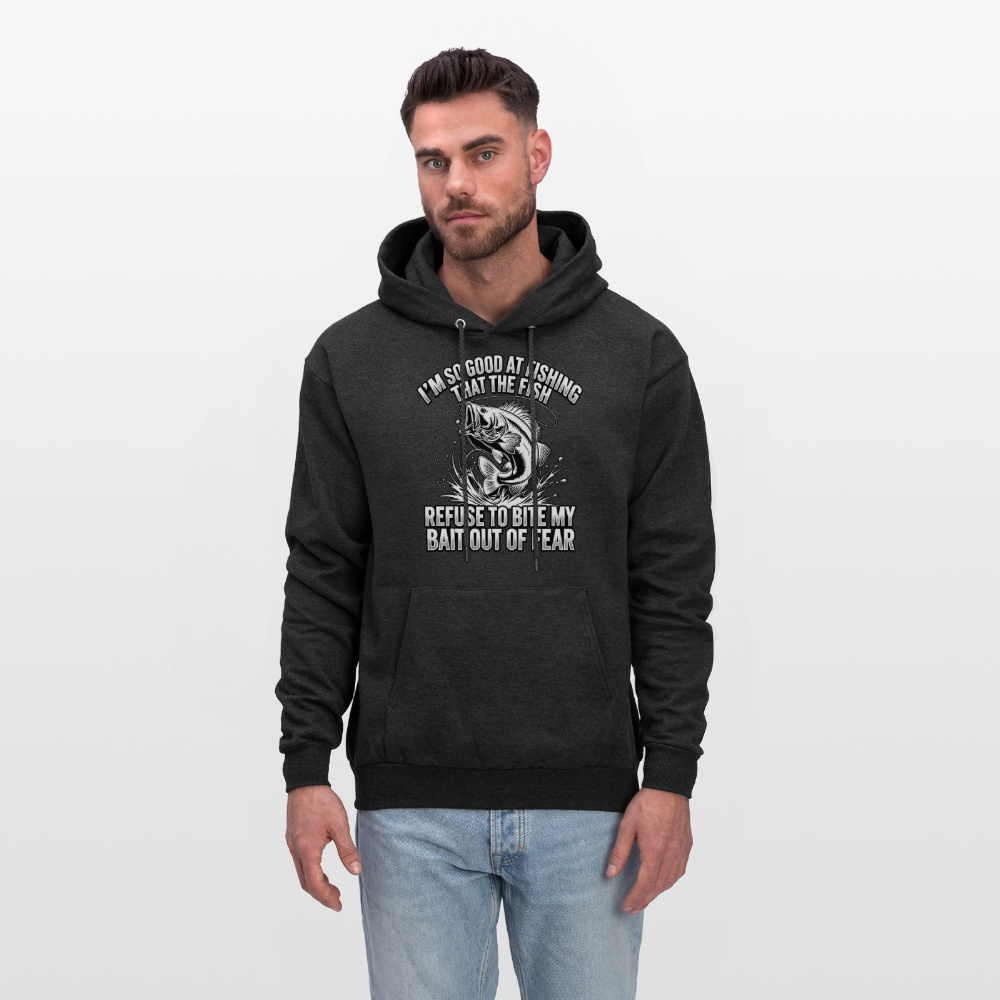 I’m So Good at Fishing the Fish Refuse to Bite Hoodie Color: Denim Blue