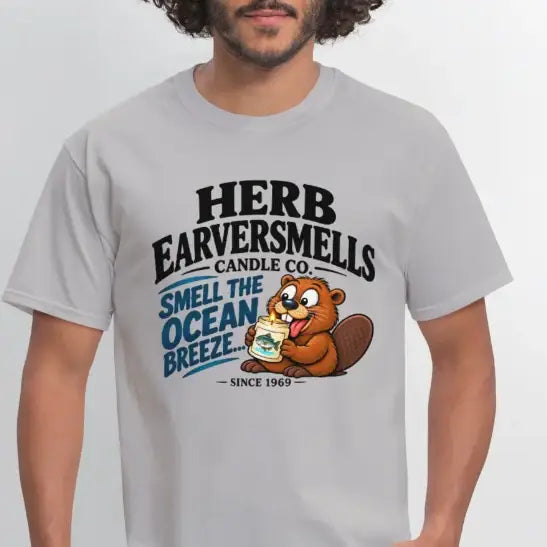 Herb Earversmells Candle Co. – Funny Adult Humor T-Shirt