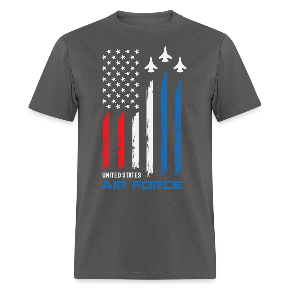 United States Air Force T-Shirt (USAF Tee) Color: charcoal