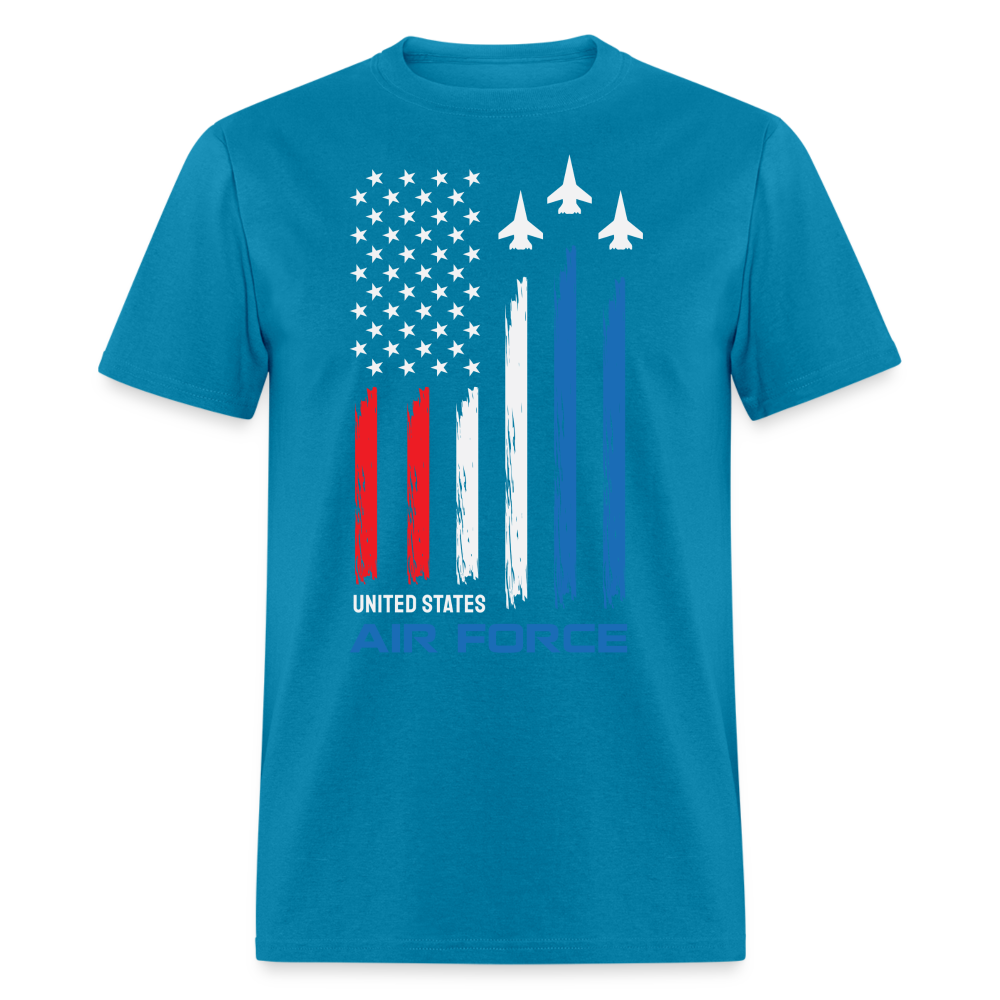 United States Air Force T-Shirt (USAF Tee) Color: turquoise