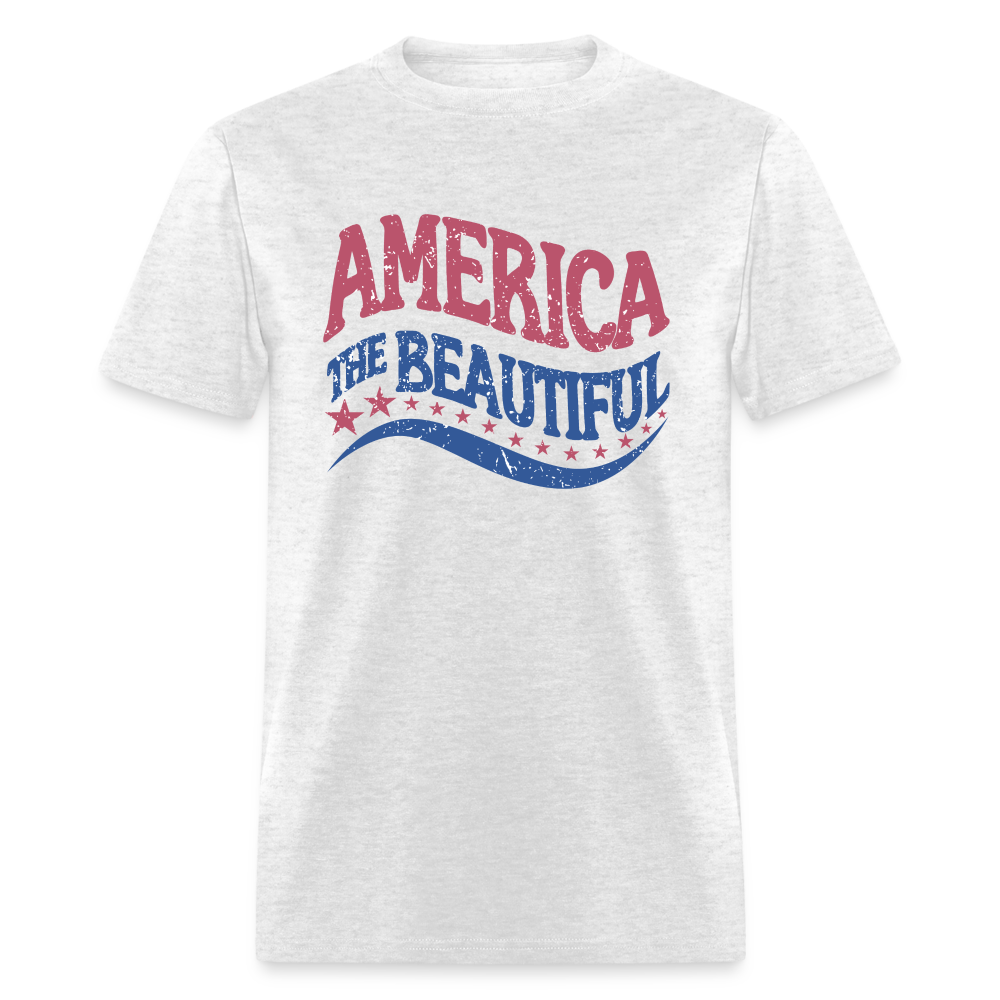 American The Beautiful T-Shirt Color: light heather gray