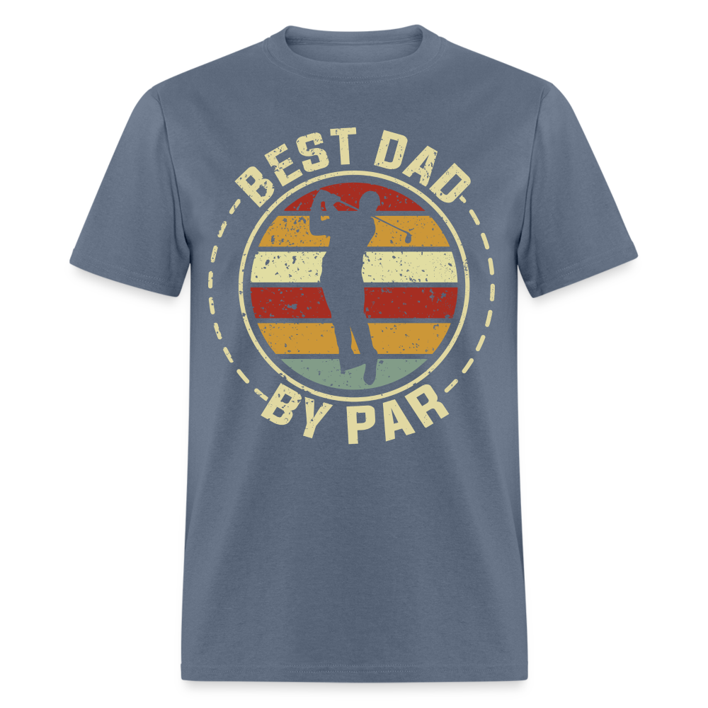 Best Dad By Par T-Shirt (Golf Dad tee) Color: denim