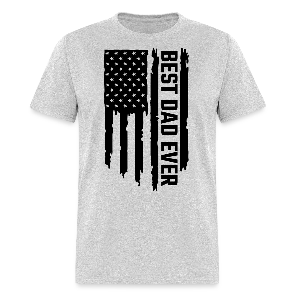Best Dat Ever T-Shirt (Flag with Dad Tee) Color: heather gray