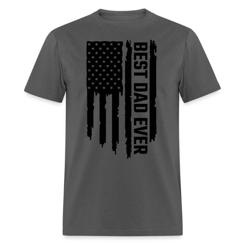Best Dat Ever T-Shirt (Flag with Dad Tee) Color: charcoal