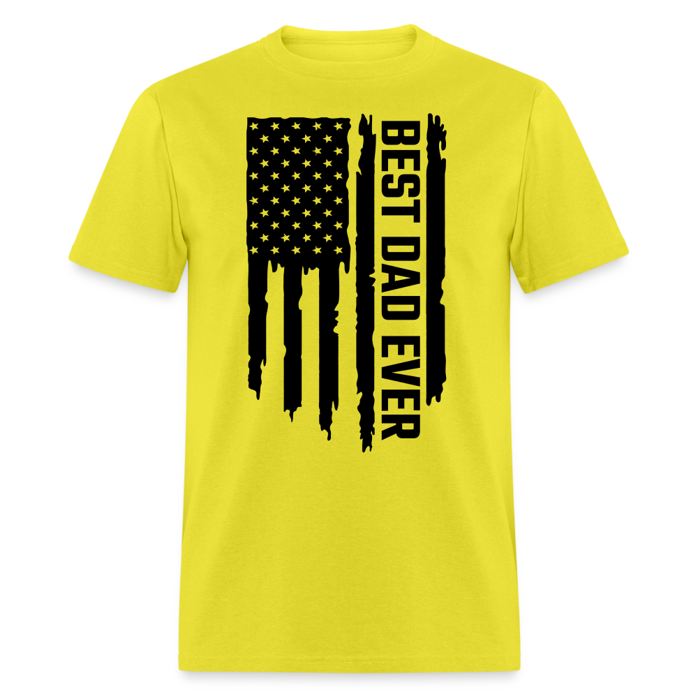 Best Dat Ever T-Shirt (Flag with Dad Tee) Color: yellow