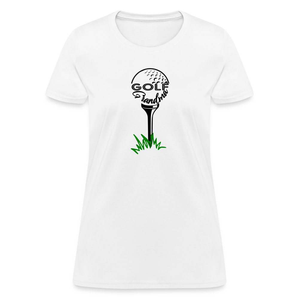 Golf Grandma T-Shirt Color: white