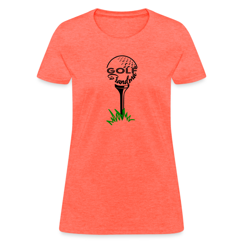 Golf Grandma T-Shirt Color: heather coral