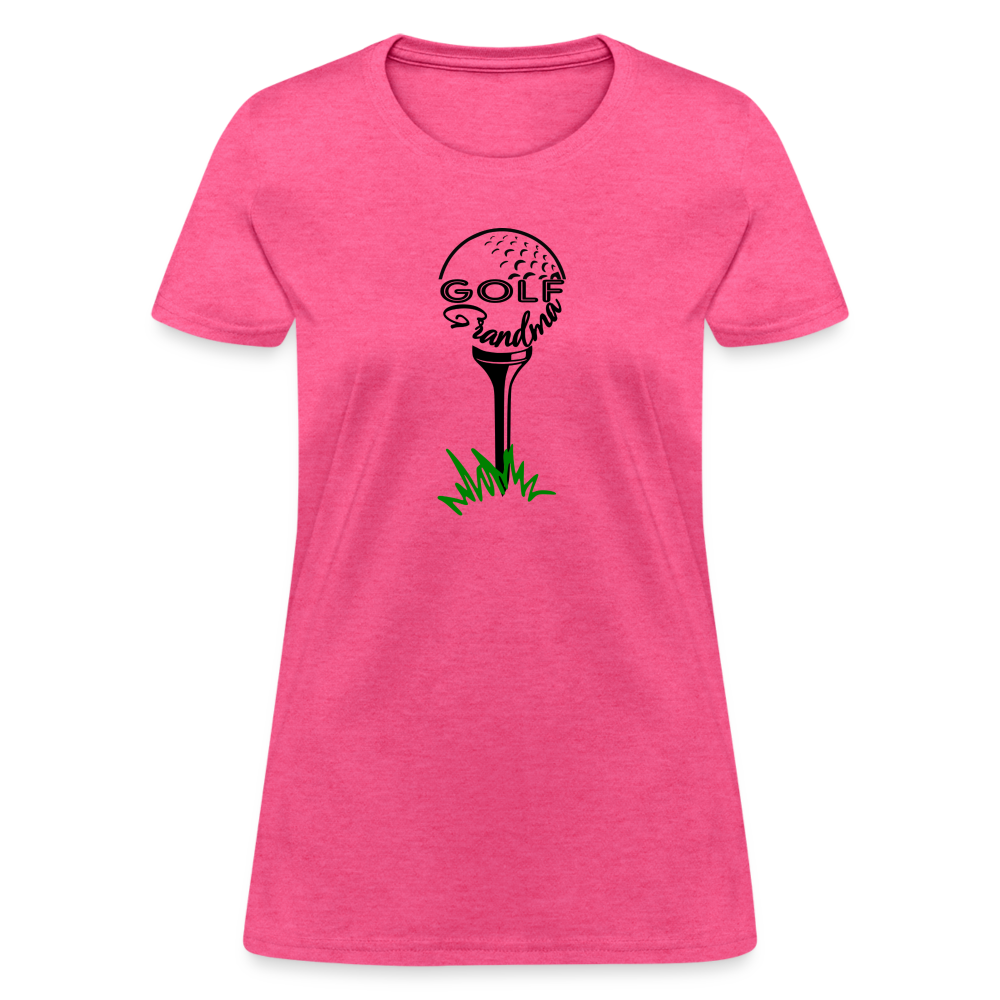 Golf Grandma T-Shirt Color: heather pink