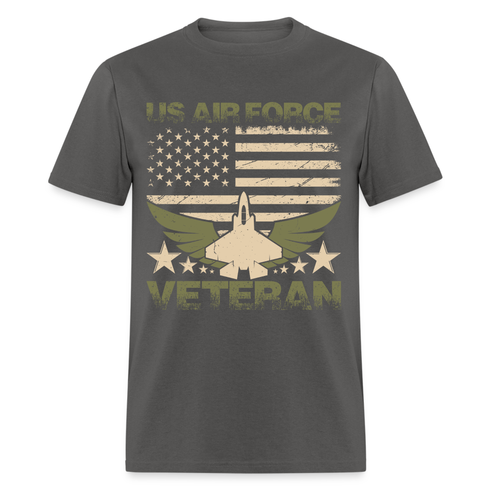 US Air Force Veteran T-Shirt Color: charcoal
