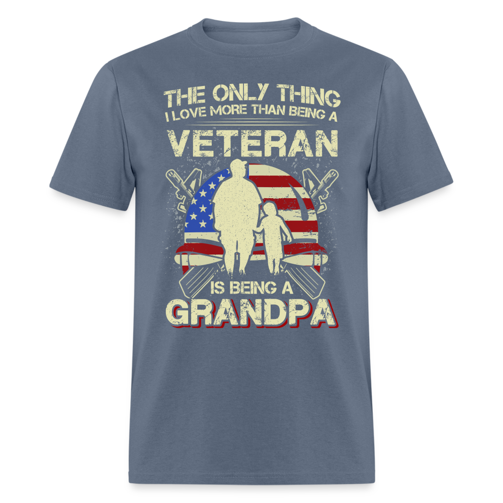 Veteran Grandpa T-Shirt Color: denim