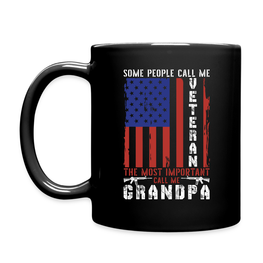 Grandpa Veteran Coffee Mug - black