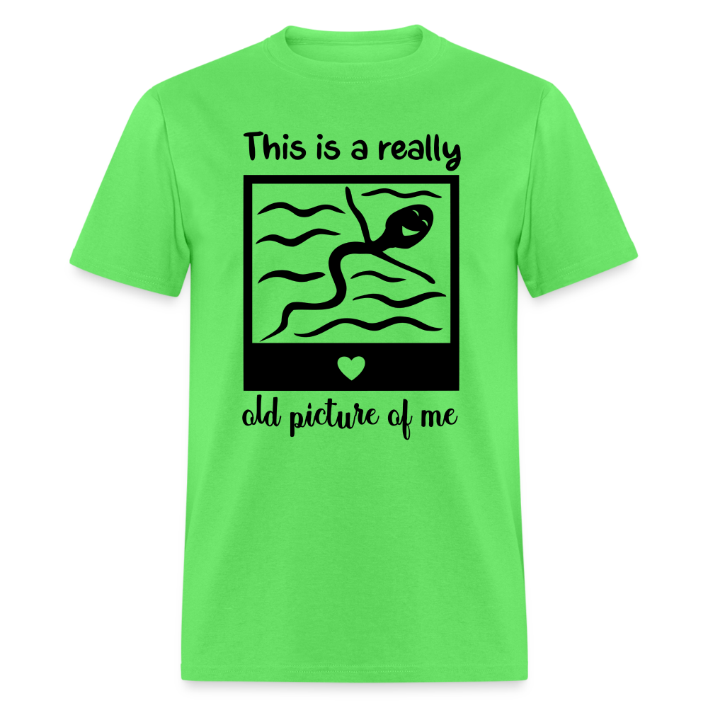 This Is A Really Old Picture Of Me T-Shirt Color: kiwi