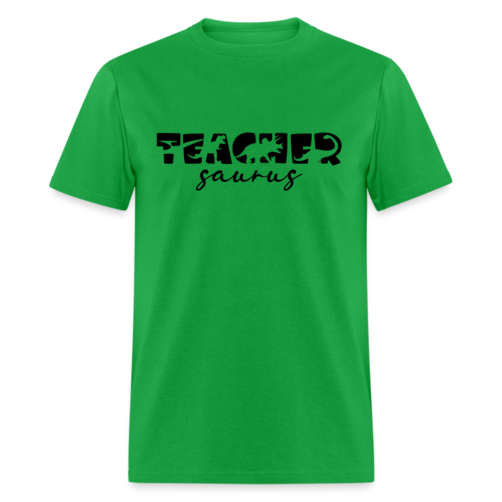 TeacherSaurus T-Shirt Color: bright green