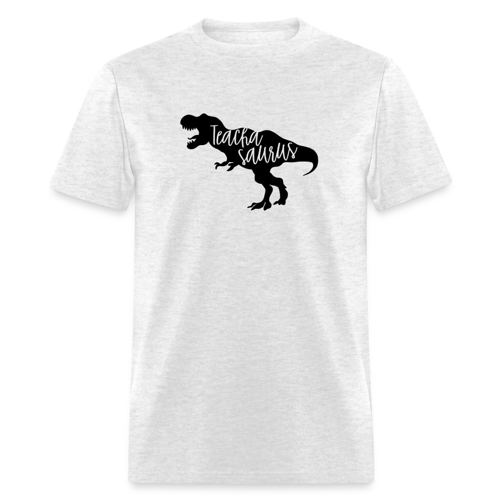 Teacha Saurus T-Shirt - light heather gray