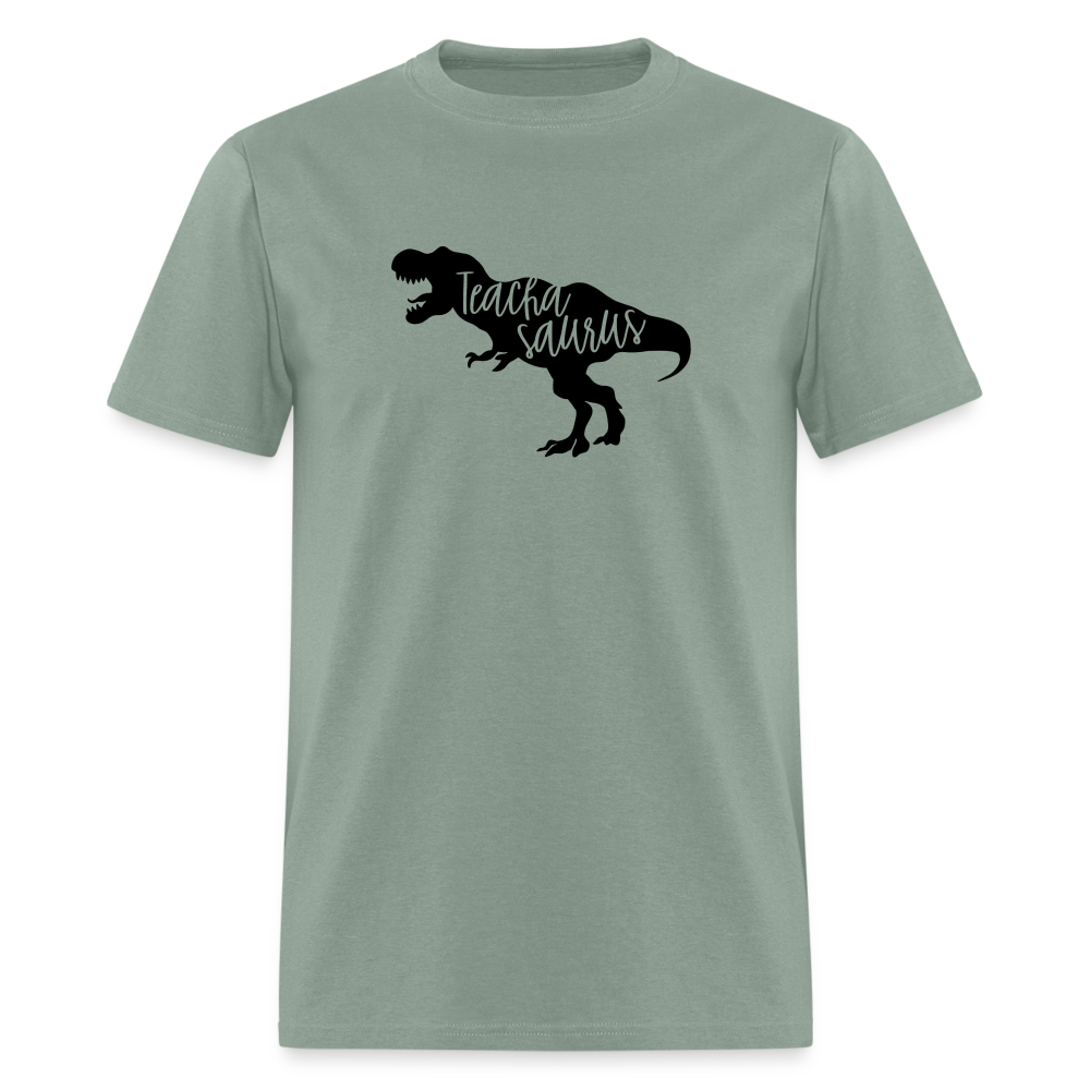 Teacha Saurus T-Shirt Color: sage
