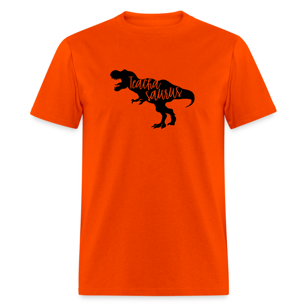 Teacha Saurus T-Shirt Color: orange