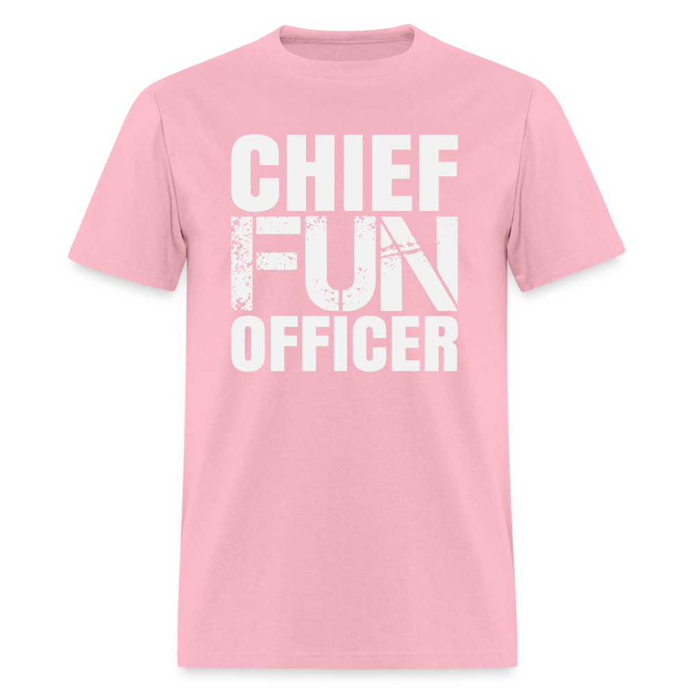 Chief Fun Officer T-Shirt Color: pink