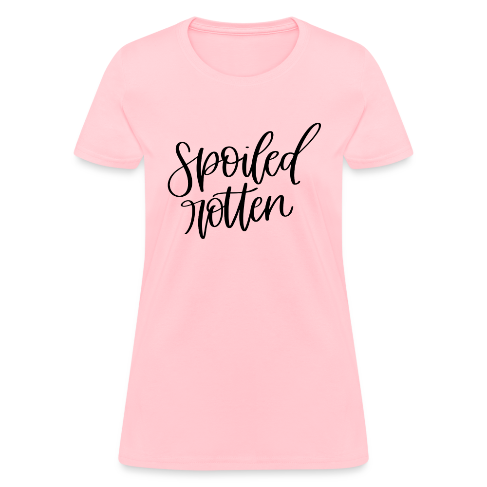 Spoiled Rotten T-Shirt (Women's Shirt) - pink