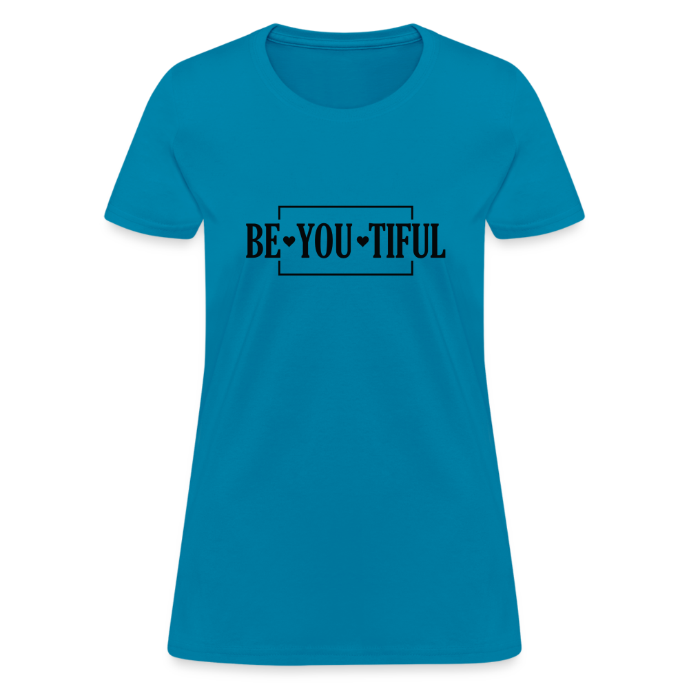 BE YOU TIFUL T-Shirt - turquoise