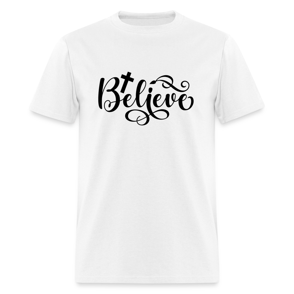Believe T-Shirt (Cross) - white