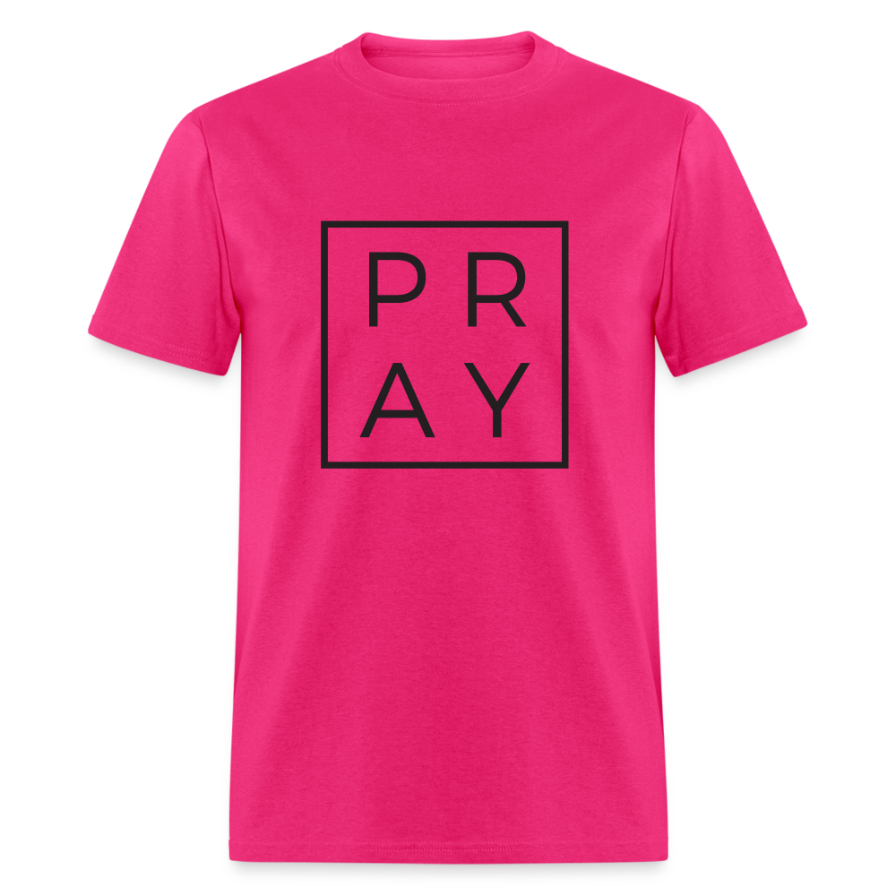 Pray T-Shirt Color: fuchsia