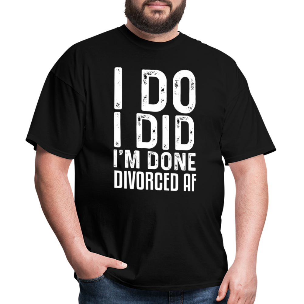 Divorced AF T-Shirt - black