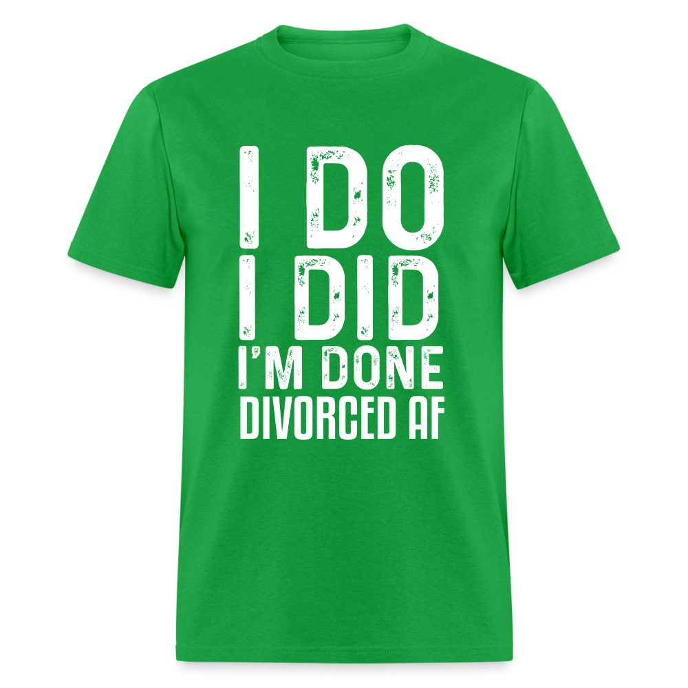 Divorced AF T-Shirt - bright green