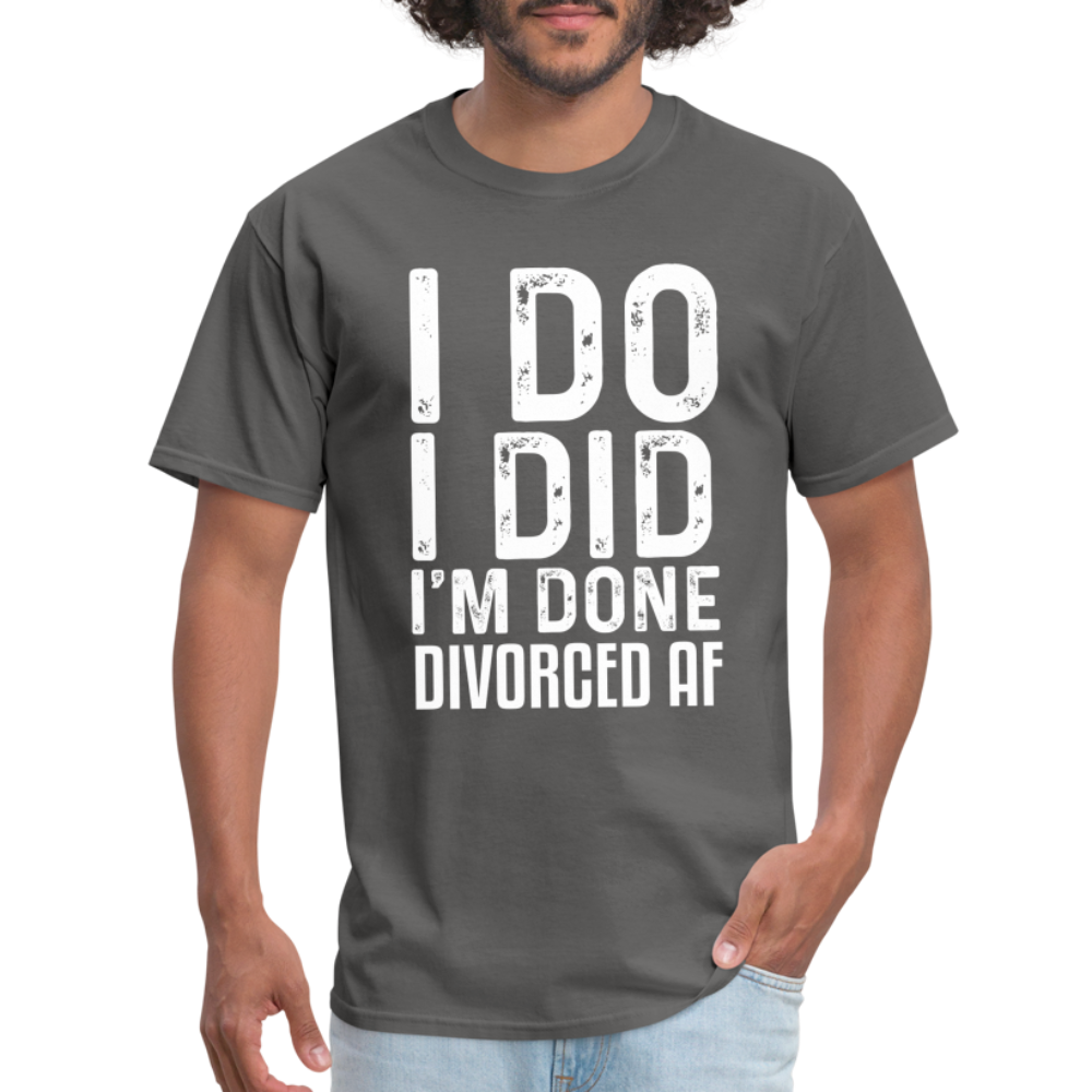 Divorced AF T-Shirt - charcoal