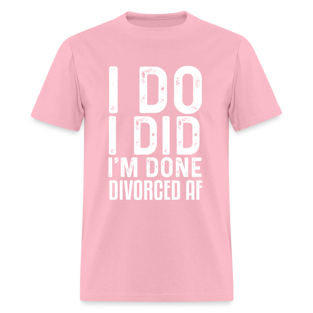 Divorced AF T-Shirt - pink